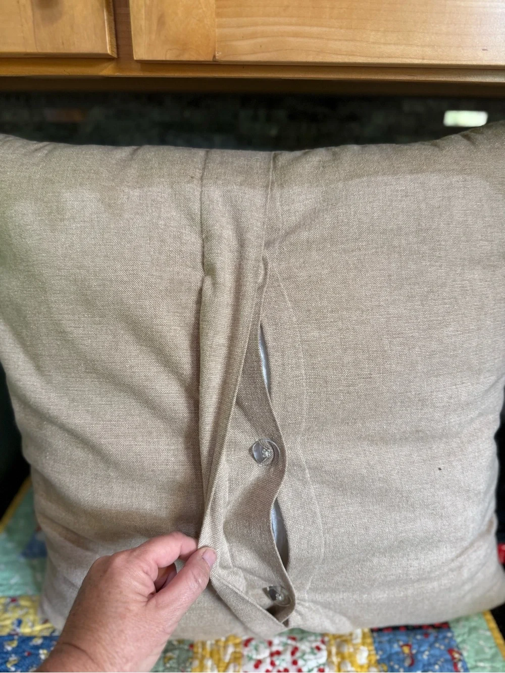 Extra Large 20”Owl Appliqué Pillow